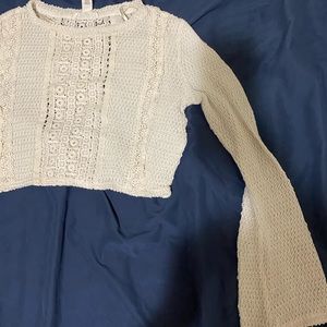 Forever 21 Flared Crop Top. Size S.